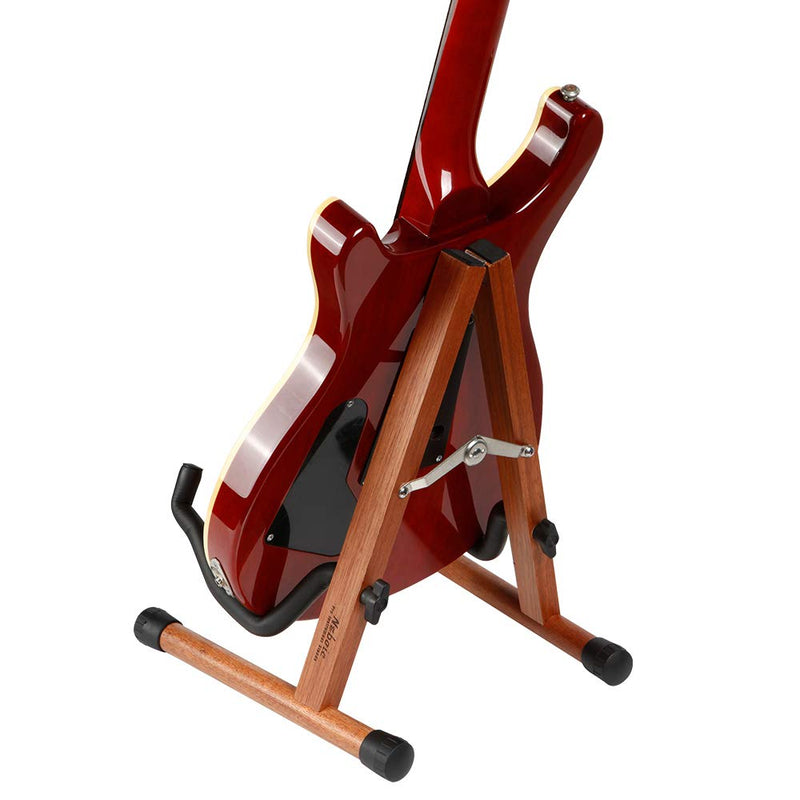 Guitar Stand, Neboic Wood Acoustic Guitar Stand, Electric Guitar Stand，Bass Classic banjo Guitar Stand, Portable Guitar Stand Holder for Multiple Guitars, Guitar Accessories Brown