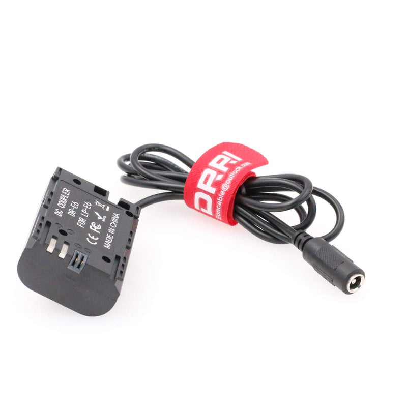 DRRI ACK-E6 Replacement AC Power Adapter Kit fr Canon EOS 80D/70D/60D/6D/7D/5D Mark II/II 5D Mark IV Digital Camera E6 Adapter