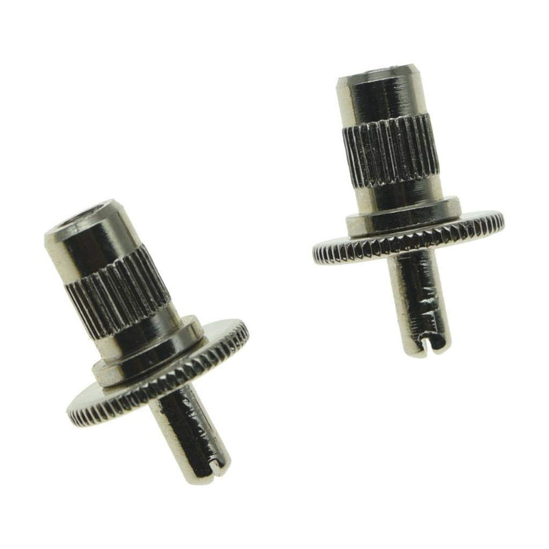 KAISH Set of 2 Nashville Style Guitar Tune-o-matic Bridge Posts Guitar Bridge Studs Bridge Post with Anchors for Gibson Nickel