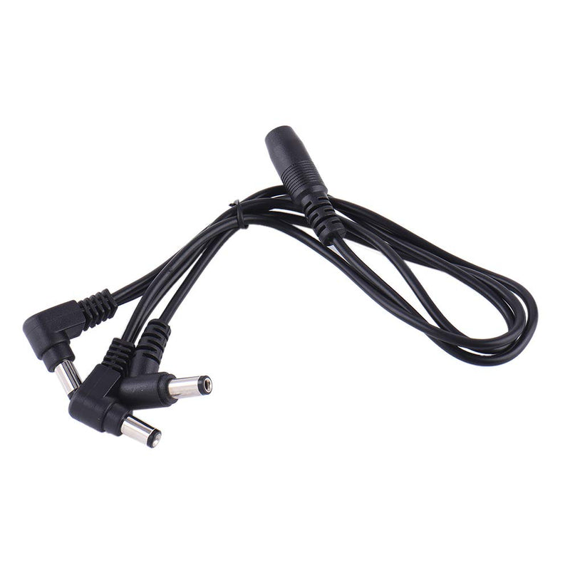 Alnicov 3 Ways Daisy Chain Power Cable Guitar Power Cable For Electric Guitar Effect Pedals Power Supply Cord Lead
