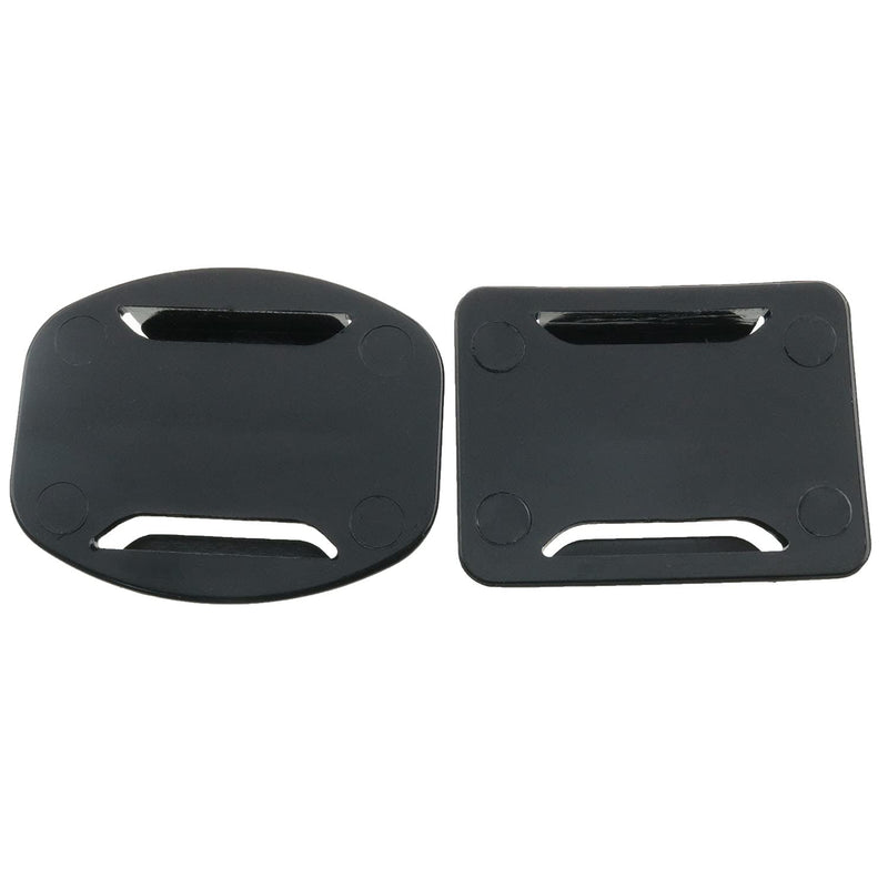 CZQC Adhesive Mounts for GoPro Cameras 2PCS Flat Mounts and 2PCS Curved Mounts with Double Sided Sticky Pads for GoPro Hero 1 2 3 Suptig