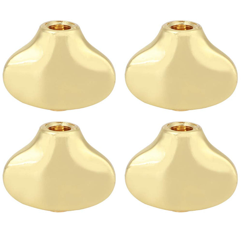 Tuning Peg Cap, Metal Tuning Peg Cap Ukulele Tuning Knob Handle Small Fish Tail Shape Guitar Shaft Buckle(Gold) Gold