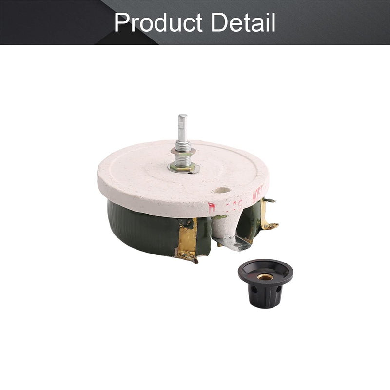 [AUSTRALIA] - Fielect 150W 500 Ohm Ceramic Wirewound Potentiometer Linear Rotary Resistor Rheostat with Knob 150W 500R 