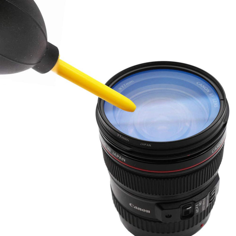 GearFend Dust Cleaner Strong Cleaning Air Blower for Camera & Camcorder, Lens, LCD Screens, etc + Microfiber Cloth