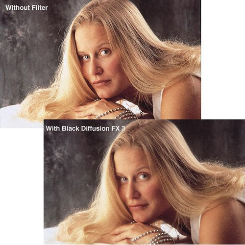 Tiffen 58BDFX1 58mm Black Diffusion 1 Filter