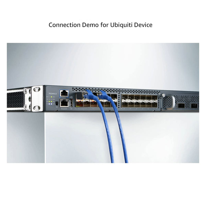 10GBase-T SFP+ to RJ45 Transceiver up to 30m 10G-T 10G SFP+ Copper RJ-45 Cat6a/7 Mini-GBIC Module for Ubiquiti Unifi Ufiber UF-RJ45-10G Netgear AXM765 10GBASE-T: 30m for Ubiquiti/Netgear