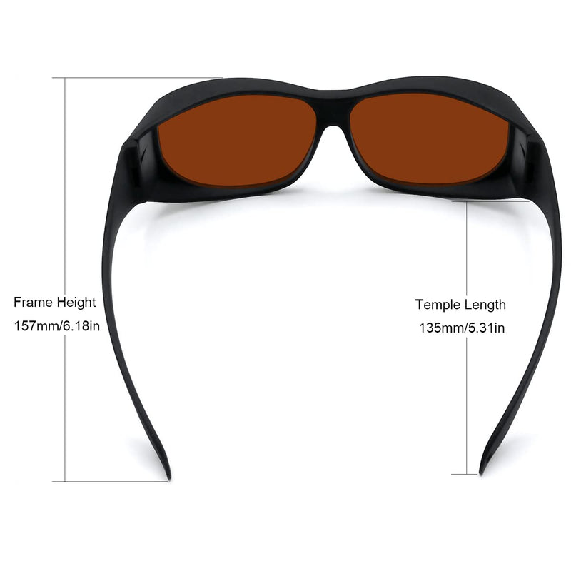 [AUSTRALIA] - FreeMascot OD 6+ 190nm-550nm / 800nm-1100nm Wavelength Professional Laser Safety Glasses Style 4 