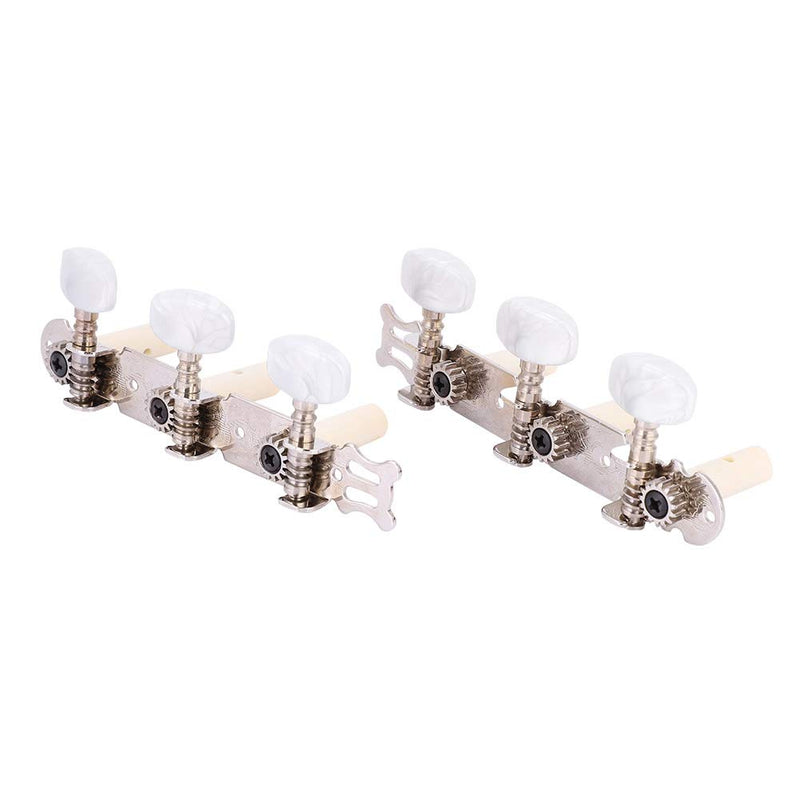 Guitar Machine Heads, Classical Guitar Tuning Peg Tuner Silver