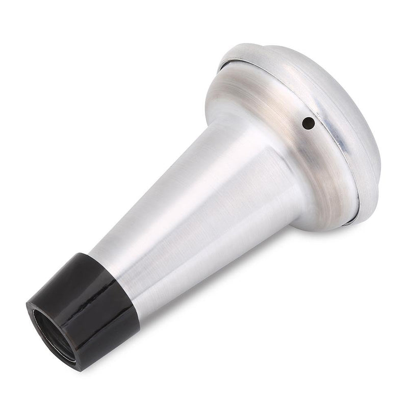 Trumpet Mute, Rubber Aluminum Alloy Practice Trumpet Mute Straight Cornet Mute Silencer