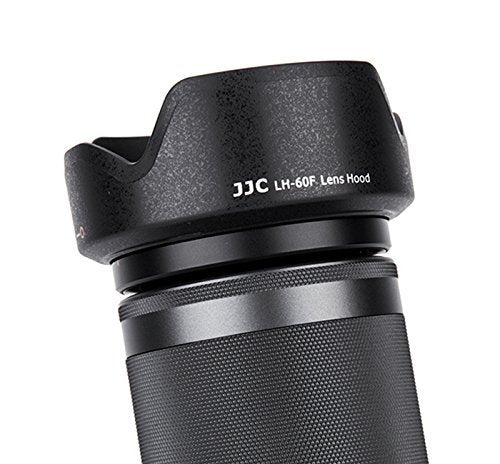 JJC LH-60F Dedicated Bayonet Lens Hood for Canon EF-M 18-150mm f/3.5-6.3 is STM Lens, Canon18-150mm is STM Lens Hood Shade, Replacement of Canon EW-60F Lens Hood for Canon EF-M 18-150mm IS STM