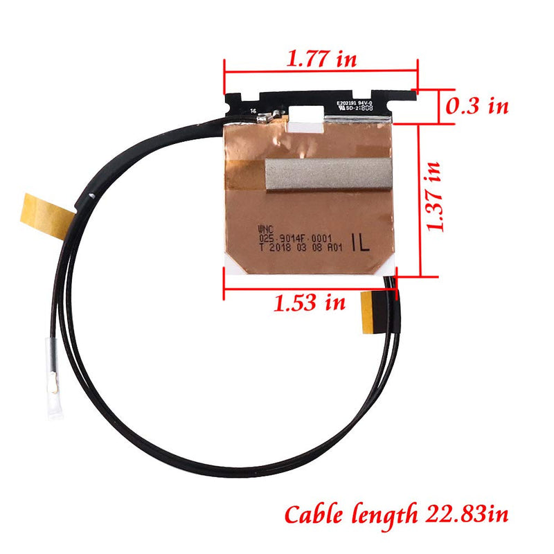 HUYUN IPEX MHF4 Antenna WiFi Cable for NGFF/M.2 WiFi/WLAN Card Module (IPEX MHF4 Internal Antenna for NGFF/M.2 Intel 7260 7265 8260 8265 9260 9560 AX200 WiFi WLAN Card M2M)