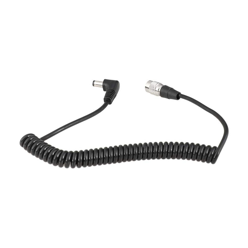 CAMVATE Coiled DC 2.5mm to 4-Pin Hirose Cable for Sound Devices