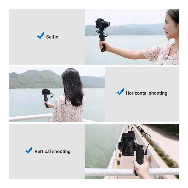 Handheld Shooting Grip and Mini Tabletop Tripod Replace Panasonic DMW-SHGR1 Selfie Grip and Remote for Panasonic G100 G110 G9 GH5 GH5S G85 G95 S1 S1R S1H S5 FZ1000 II and More, Ideal for Vlogging