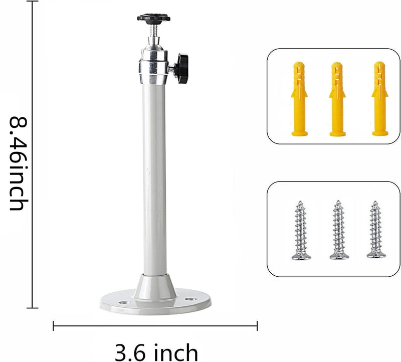 Boewill Mini Ceiling Wall Projector Mount Stand 360° Rotation Tripod Mount Compatible with Most Mini Projectors Digital Camera Camcorder (215mm, Grey) 002