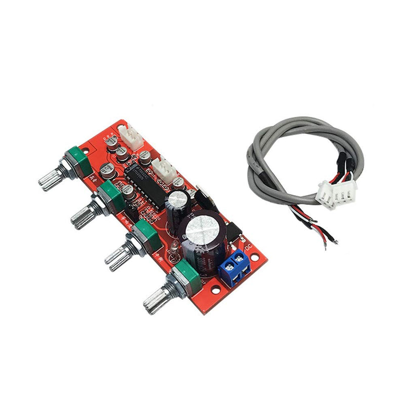 Taidacent LM1036 Bass Treble Board Pre-amplifier Audio Tone Control Board Volume Adjustment Bass Tone Circuit (fixed potentiometer version) fixed potentiometer version