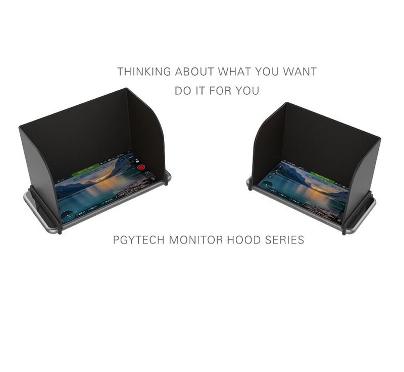 Hooshion Remote Controller Phone Monitor Sun hood Sunshade Cover Hood Smartphone Tablet iPad Sun Shade for DJI MAVIC PRO Mavic Air Inspire/PHANTOM 3 4 M600 OSMO Accessories (< 111mm, Black) < 111mm