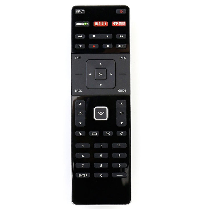 XRT500 Keyboard Remote with Netflix Iheart Radio Key for Vizio TV M332i-B1 M49-C1 M50-C1 M55-C2 M60-C3 M65-C1 M70-C3 M75-C1 M80-C3 M652I-B2 M702I-B3 P552UI-B2 P702UI-B3 M322i-B1 M422i-B1 M602I-B3