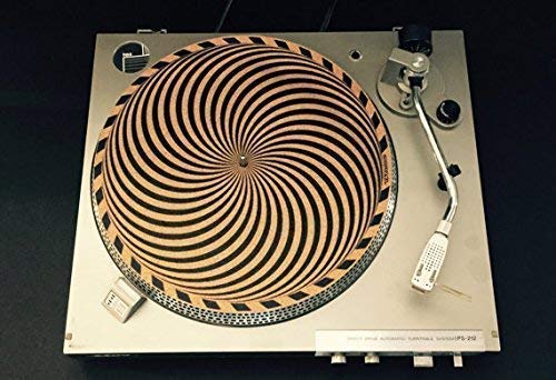 [AUSTRALIA] - Taz Studio: Premium Turntable Slipmat - Specially Designed Cork./ Psychedelic Geometric Storm 