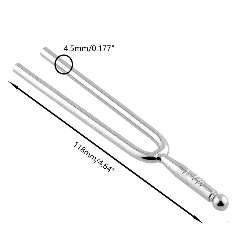 Timiy A 440Hz + C 523Hz Instrument Tuner Metal Tuning Fork V4