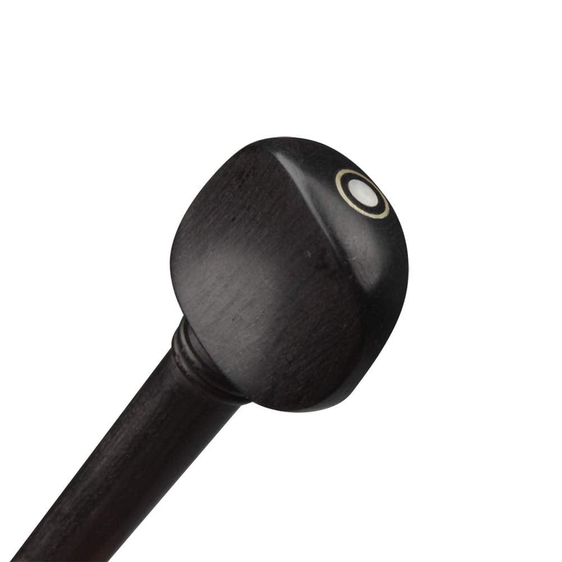 4 Pieces 1/2 Size Violin Tuning Pegs Fiddle Tuning Peg Ebony String Tunning Pegs Replacement Accessory, Black