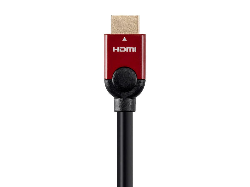 Monoprice 109305 HDMI High Speed Cable - 15 Feet - Red, 4K@60Hz, HDR, 18Gbps, 28AWG, YUV 4:4:4 - Select Metallic Series