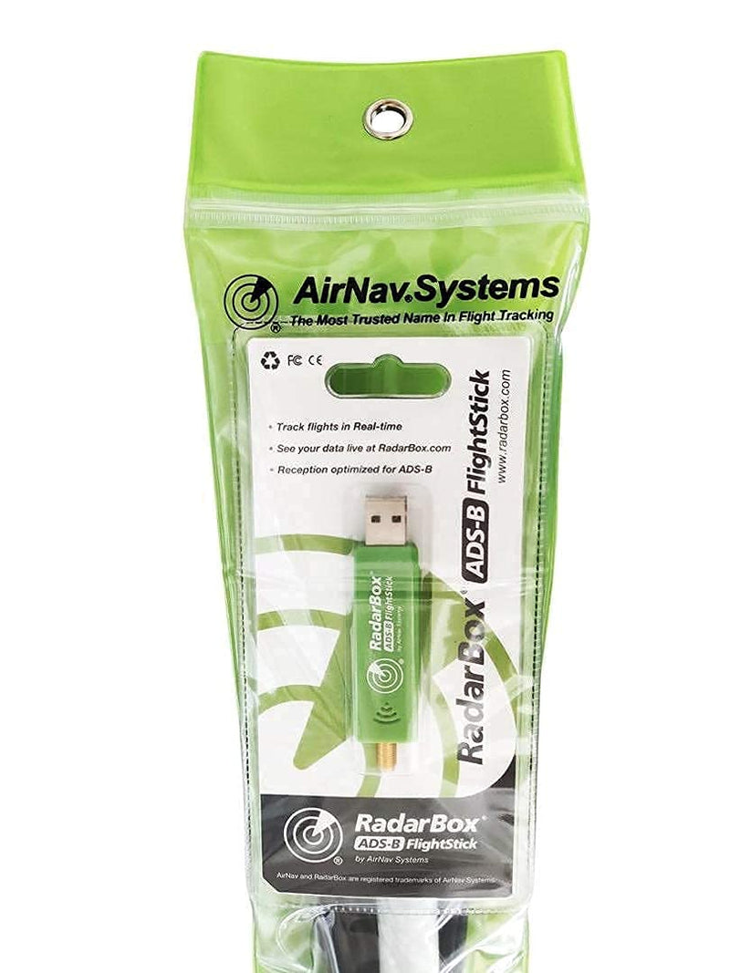 AirNav ADS-B 1090 MHz Outdoor Antenna with SMA Connector and RadarBox FlightStick Bundle