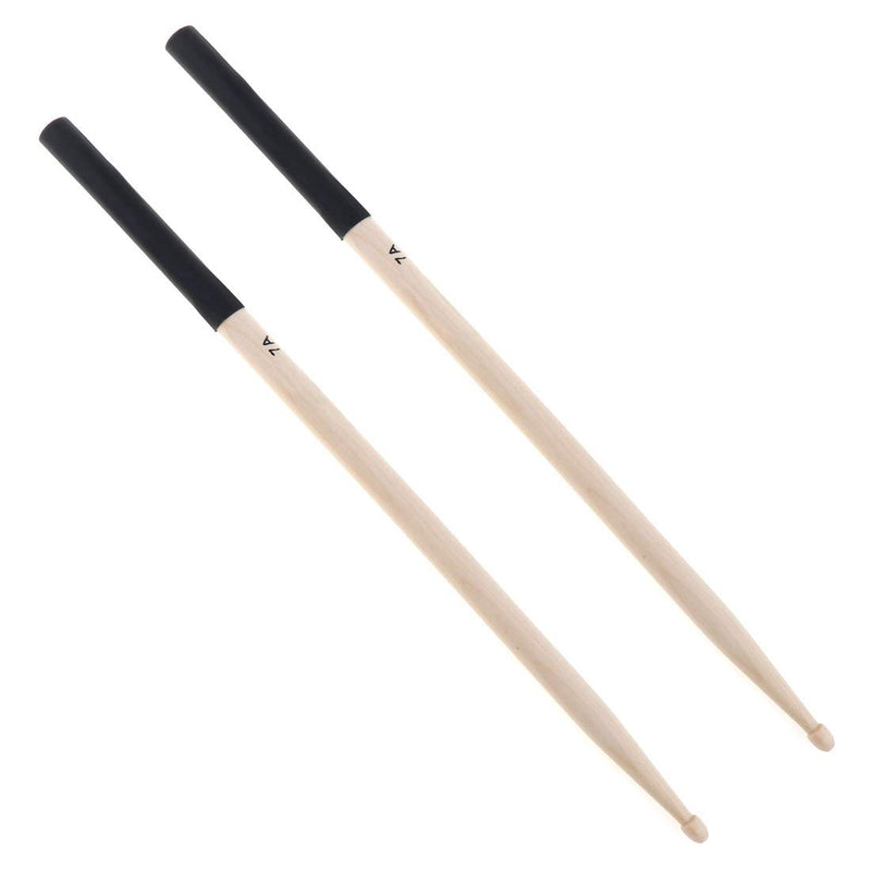 YiPaiSi 2Pcs 7A Maple Drumsticks, 7A Maple Drum Sticks, 7A Wood Tip Maple Drumsticks, Maple Wood Drum Sticks for Students and Adults (Blue)