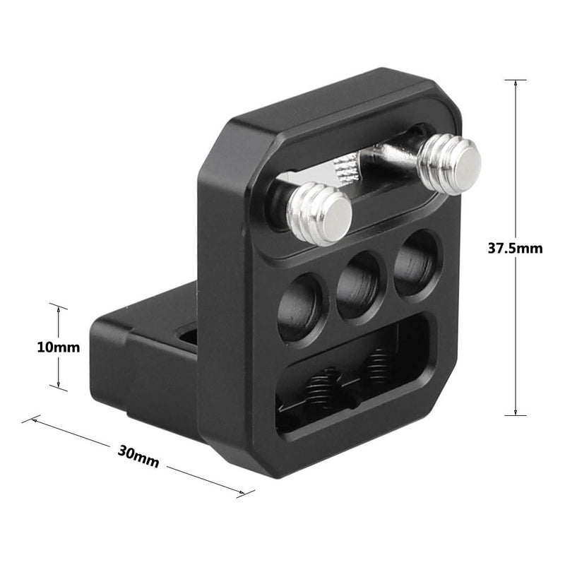 CAMVATE Camera Cage Wood Handle Grip Connection Mount