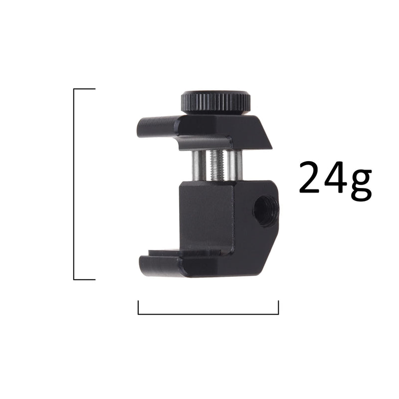 Camkix Smartphone Gimbal Counterweight Set - 1X Counterbalance Clip Mount, 4X Stabilizer Screws - Compatible with DJI Osmo Mobile 1/2, Zhiyun Smooth 4, Zhiyun Smooth Q, Feiyu Vimble 2, Evo Shift