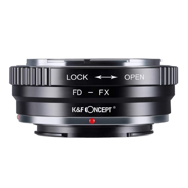 K&F Concept Lens Mount Adapter Canon FD Lens to Fujifilm FX Mount Mirrorless Camera Adapter FD-FX