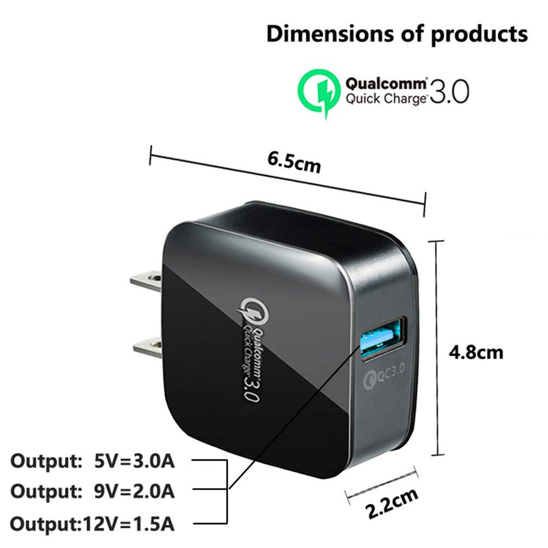 TFSeven USB to DC Power Cable 8 in 1 Universal USB to DC Jack Power Charging Cable Cord 8 Interchangeable Plug Connectors Adapter + QC Wall USB Charger for Router,Mini Fan,Speaker,Camera,Game Console