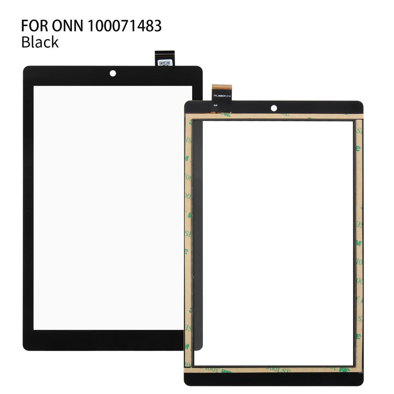 for ONN 100071483 Screen Replacement (No LCD Display) for ONN Gen 3 Surf 2022 Tablet 100071483 8inch Touch Screen Digitizer Panel Glass Parts Kit with Repair Tools(Black)