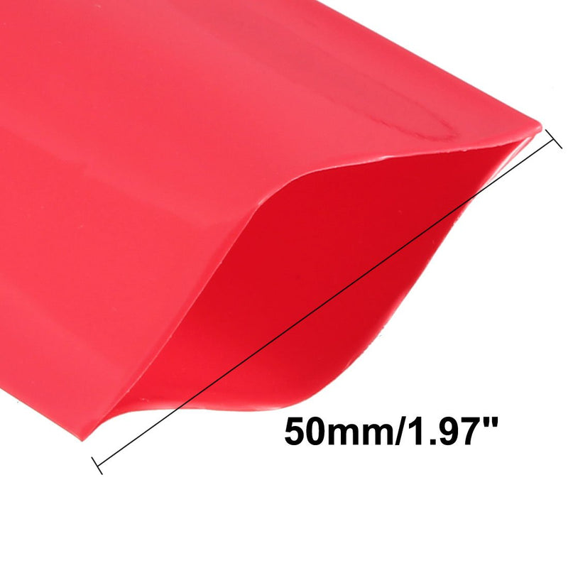 [AUSTRALIA] - uxcell Battery Wrap PVC Heat Shrink Tubing 50mm Flat Width for 18650 5 Meters Length Red 