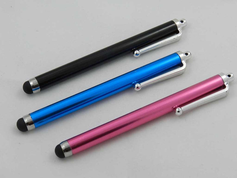 Fenix - Pack of 3 PCS PINK BLUE BLACK Universal Stylus Touch Screen Pen for iphone 5, Ipad 2 3 Ipod Iphone 4,4S, Blackberry Playbook HTC Flyer Evo View Tablet Sony Playstation PS VITA Motorola Xoom, Samsung Galaxy Tab 8.9 10.1