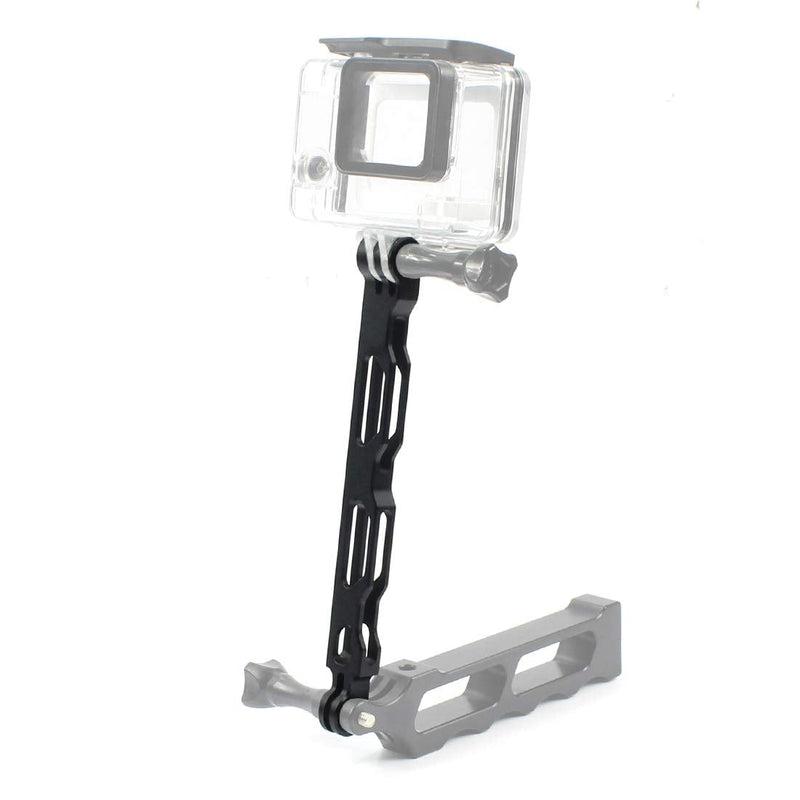 FEICHAO Aluminum Alloy Extension Arm Metal Pole Mount Holder Arm Compatible for Gopro Hero 3 3+ 4 5 6 /Yi/ 4K/ SJCAM Selfie Pole