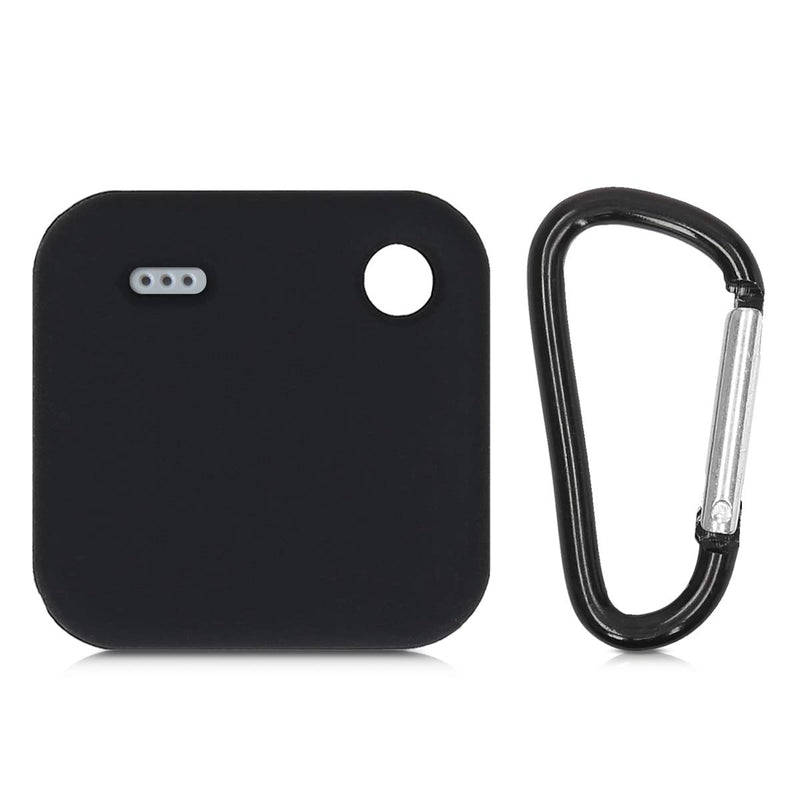 kwmobile Case Compatible with Tile Mate (2020) - Silicone Protective Pouch Cover for Key Finder - Black