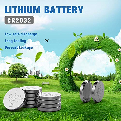 GutAlkaLi CR2032 Lithium 3V Battery, Electronic Coin Cell Button for Toys Calculators Watches(40 Pcs)
