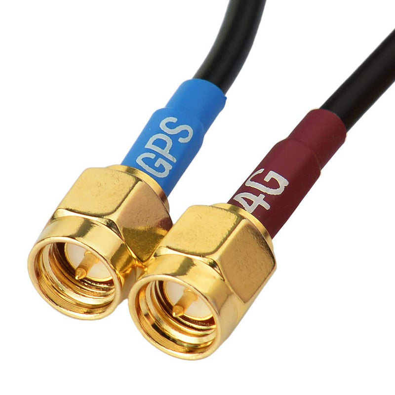 [AUSTRALIA] - Superbat GPS + 4G LTE Combination Antenna Magnetic Mount with SMA Connector for GPS Navigation Head Unit Car Telematics 4G LTE Mobile Cell Booster System 