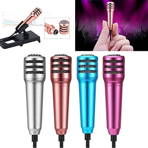 [AUSTRALIA] - XGPA Mini Microphone Portable Vocal/Instrument Microphone for Mobile Phone Laptop Notebook Apple iPhone Samsung Android with Holder Clip (Blue) Blue 