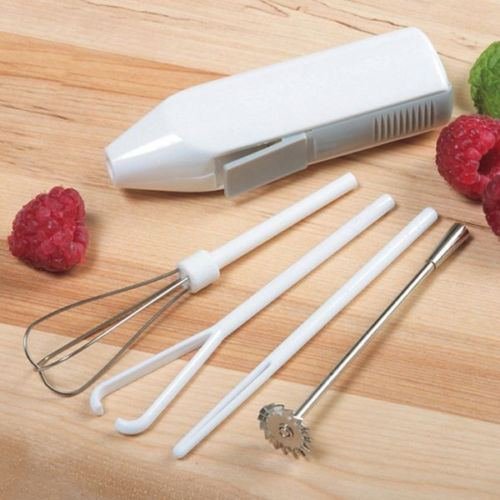 Deluxe Battery Powered Cordless Mini Hand Mixer, Blender, Whipper, Frother. NEW by Norpro
