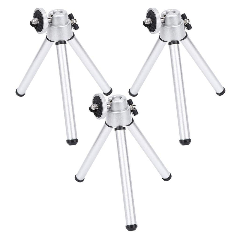 Leftwei 【𝐄𝐚𝐬𝐭𝐞𝐫 𝐏𝐫𝐨𝐦𝐨𝐭𝐢𝐨𝐧 Aluminium Alloy Camera Tripod Telescope Tripod, 3PCS Mini Telescope Tripod, Home Travel Mountaineering for Outdoor