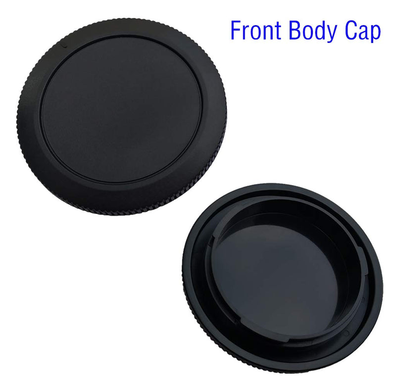 Canon R R5 R6 RP Camera Body Cap & Lens Rear Cap Cover Fit for Canon EOS R RP R 5 R 6 More Canon RF Mount DSLR[2 Sets]