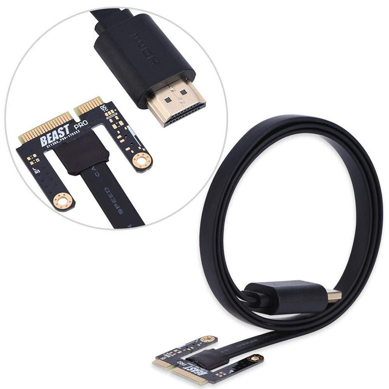 1pc HDMI to Mini PCI-E Cable Cord for V8.0 EXP GDC External Independent Video Card Dock