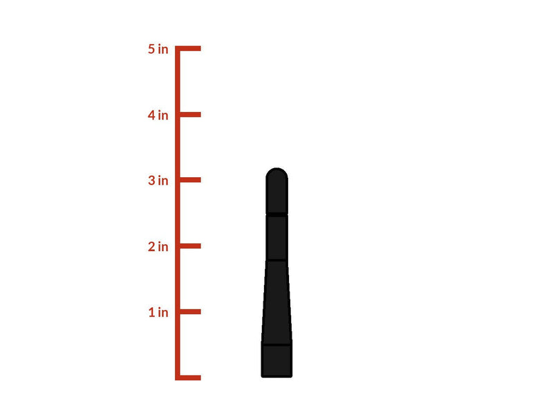 [AUSTRALIA] - CravenSpeed Stubby Antenna Compatible with GMC Sierra 2015-2022 | 3.2 Inches | Short Antenna Replacement | Made in The USA 
