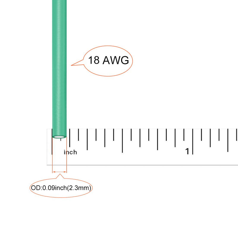 [AUSTRALIA] - uxcell Silicone Wire 18 AWG Ultra Flexible 600V Electric Wire Strands of Tinned Copper Wire 3 ft 9 Colors 