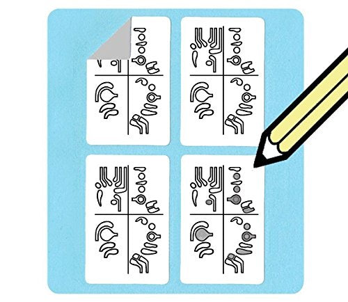 Bassoon Fingering Diagram Stickers (156 sticker pack)