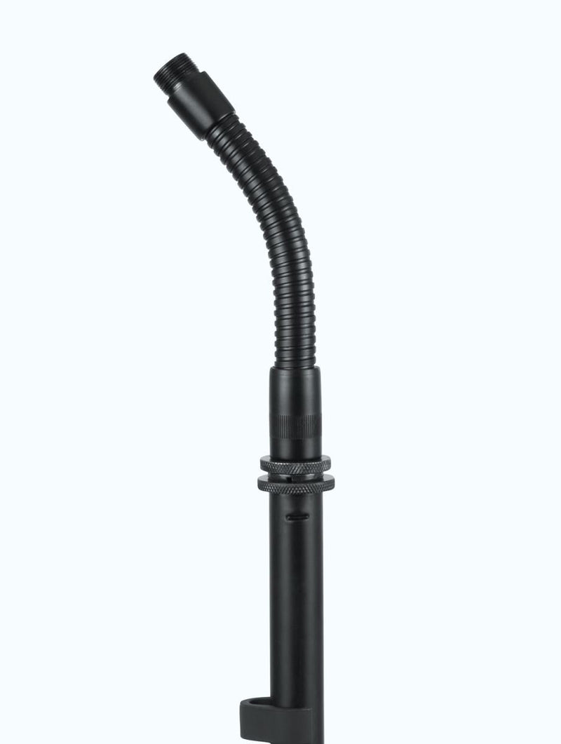 Gator Frameworks Flexible Black Gooseneck for Microphone; 6" Length (GFW-MIC-GN6)