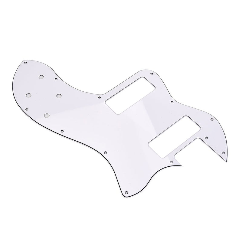 Alnicov Guitar Pickguard for Telecaster Classic Player Thinline P90 Style Scratch Plate White