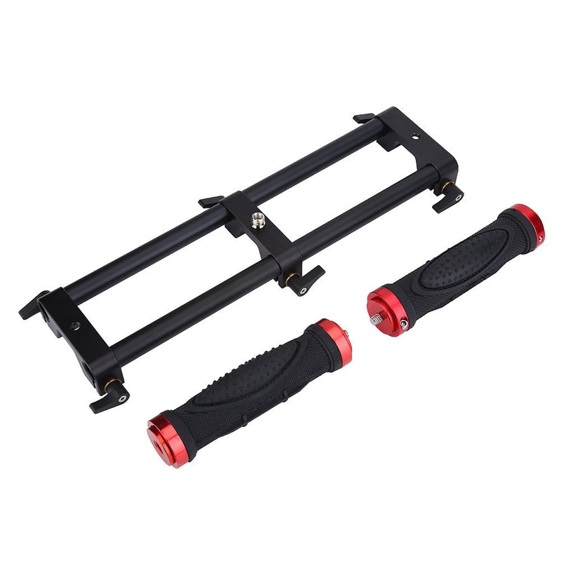 Richer-R Dual Handle Gimbal, Aluminum Alloy Dual Handheld Grip,Camera Dual Grip,Extender Handle Gimbal Stabilizer Rig Accessory for Zhiyun Feiyu MOZA Beholder