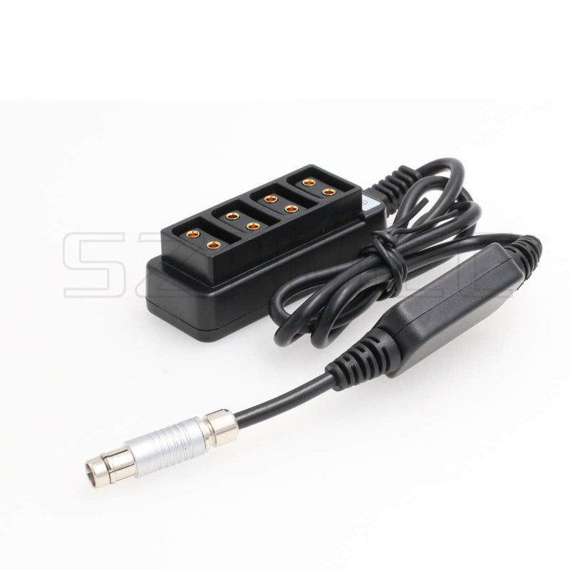 SZRMCC Fischer 3 Pin RS of ARRI Alexa Camera 12V Regulated Power Out to 4 Female D-tap Splitter P tap Splitter Cable